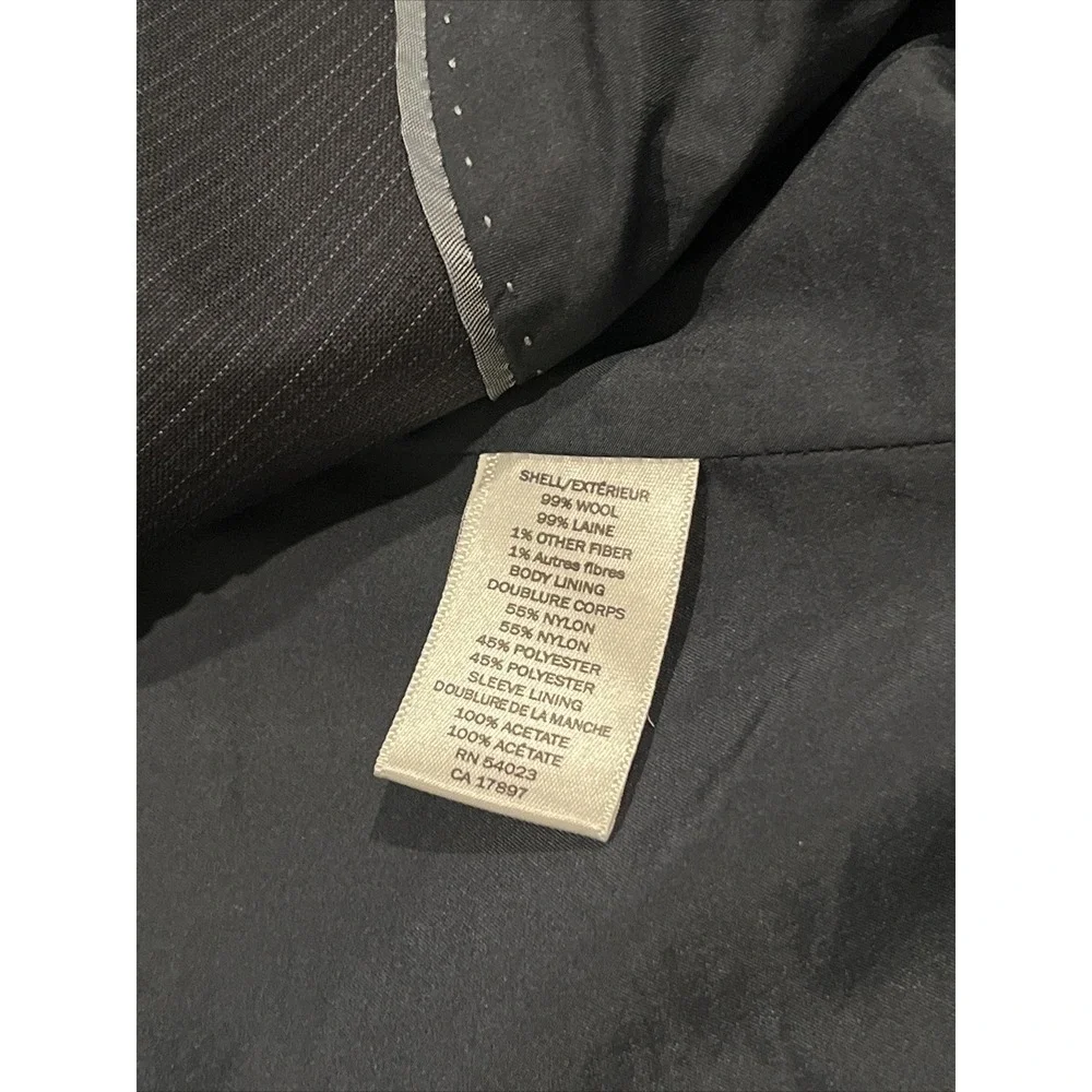 Banana Republic Wool Mens Blazer Size 42L Color Navy